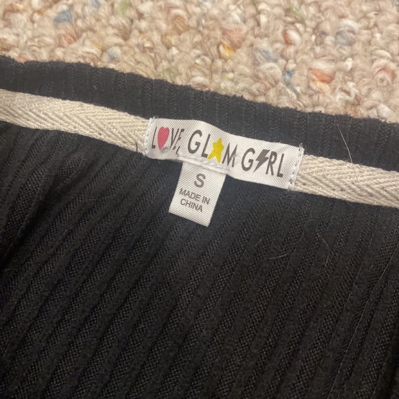 Love Glam Girl Small Black Long Sleeve - Picture 2 of 2